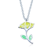 Lightly Flower Silver Necklace SPE-3366 (CO13+FL4)